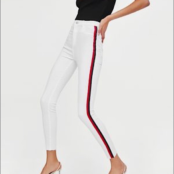 Zara high waisted white jeans - Size 24 - Picture 8 of 9